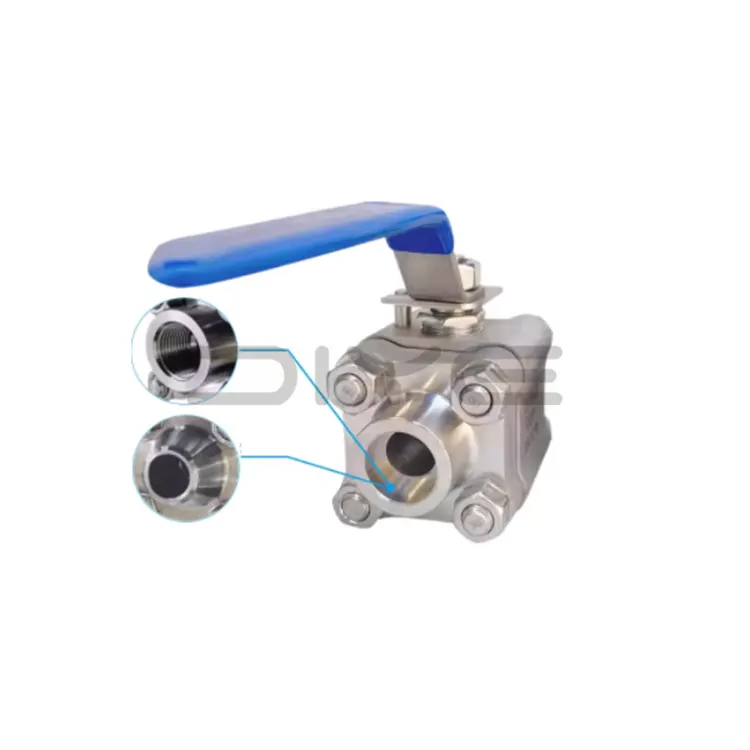 2pc Socket iuncta Forged Steel Ball Valve