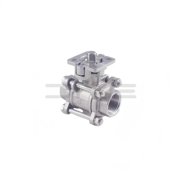3PC Threaded Ball Valve ISO5211