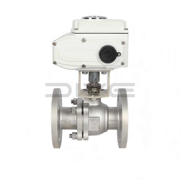 Electric Actuated Aliquam Flanged Ball Valvulae