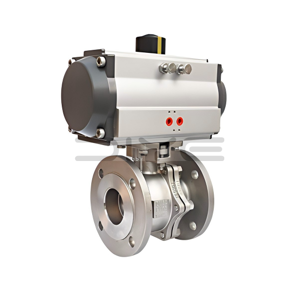 Pneumatica Actuated Steel Flanged PN16 Ball Valve