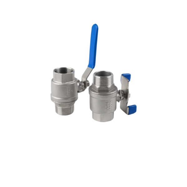 Duo-piece Male Male Post Ball Valve